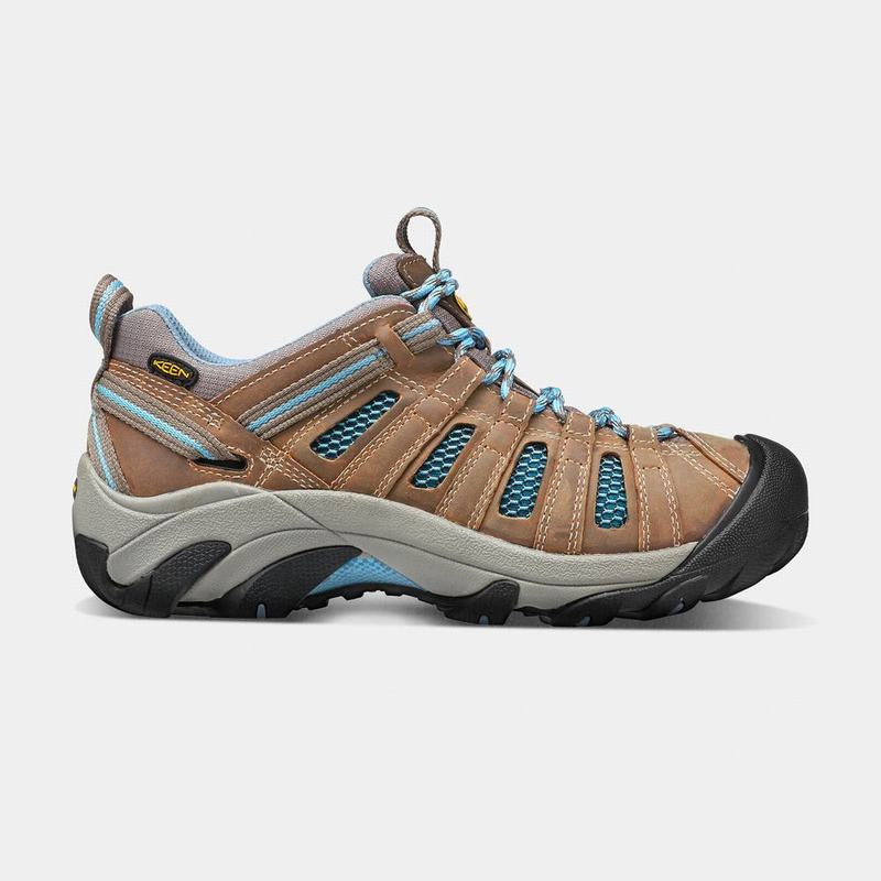 Keen 靴 | キーンボヤジャー 登山 靴 レディース ブラウン / 青 | 503628-OTS